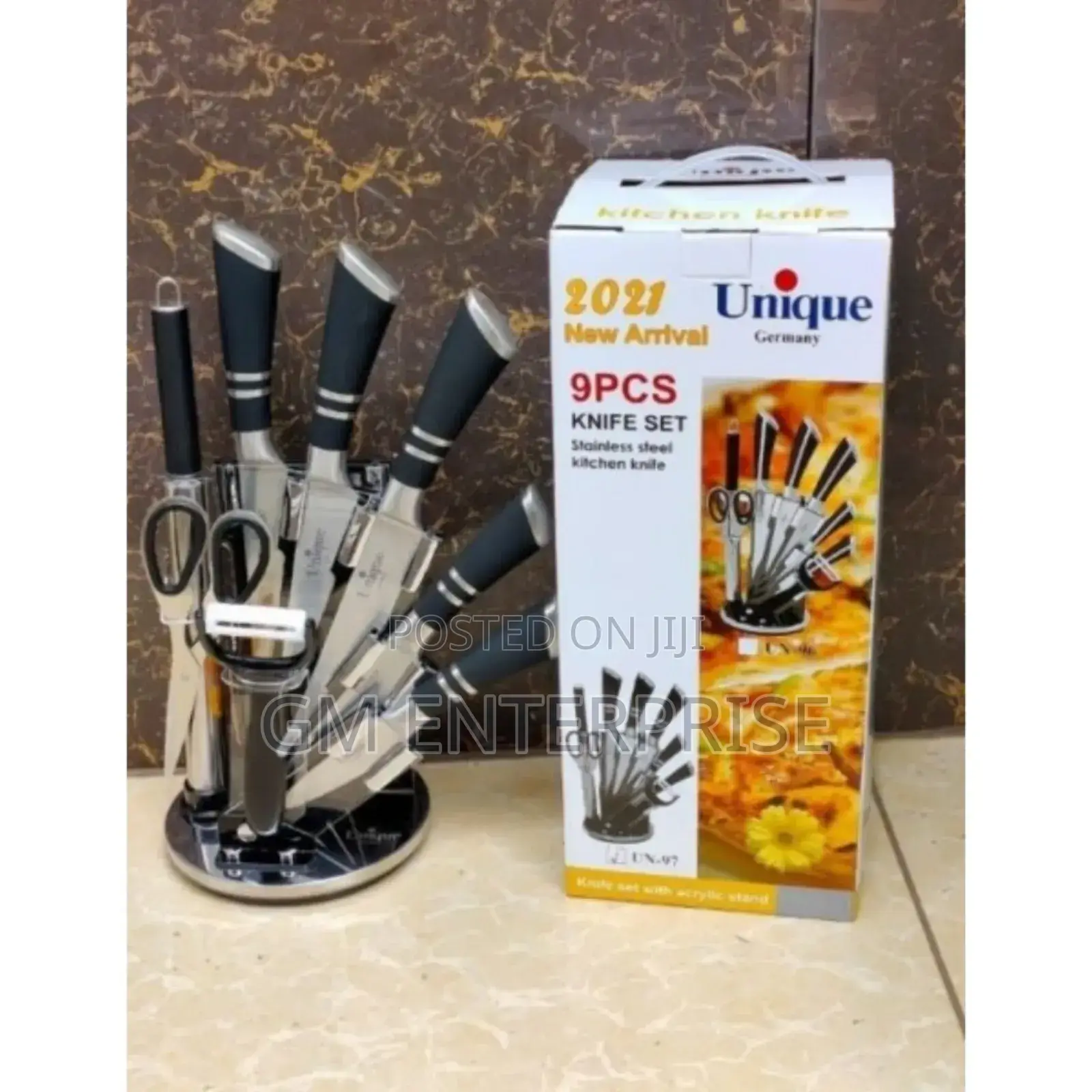 9 PCS Unique Knife Set Stainless Steel