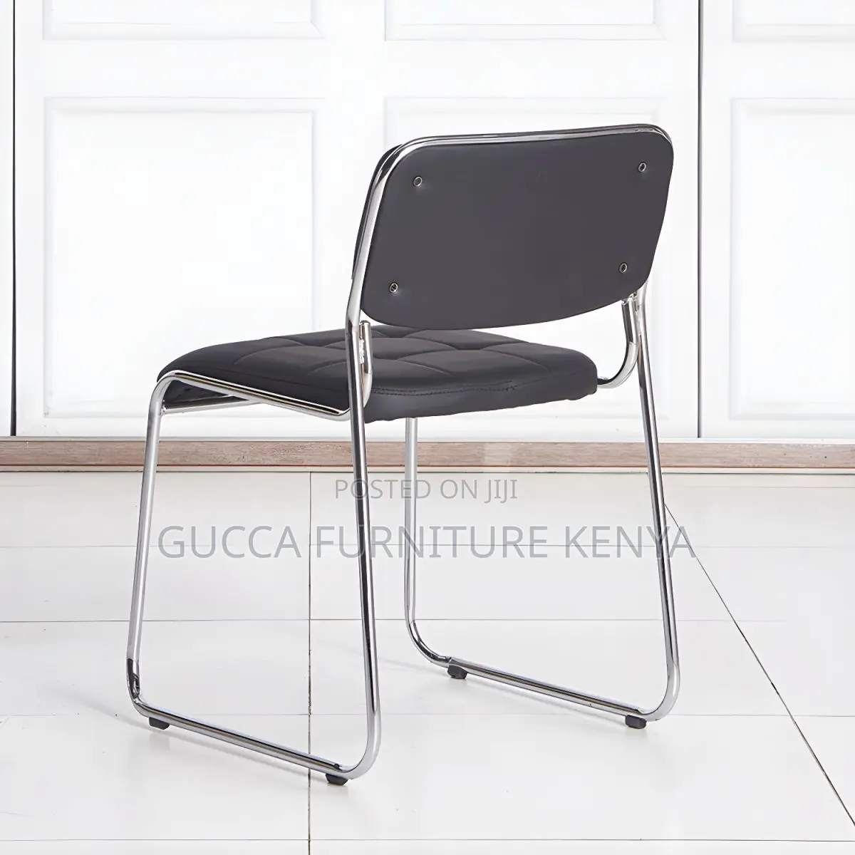 Office Chairs: Non-Wheeled Modern Chrome Event Chair
