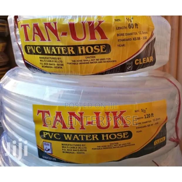 1/2*60 Tan UK Clear Hose Pipe
