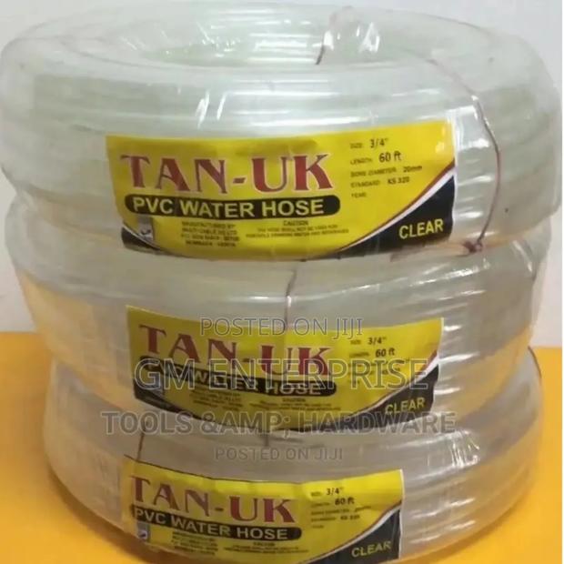 3/4*60 Tan UK Clear Hose Pipe