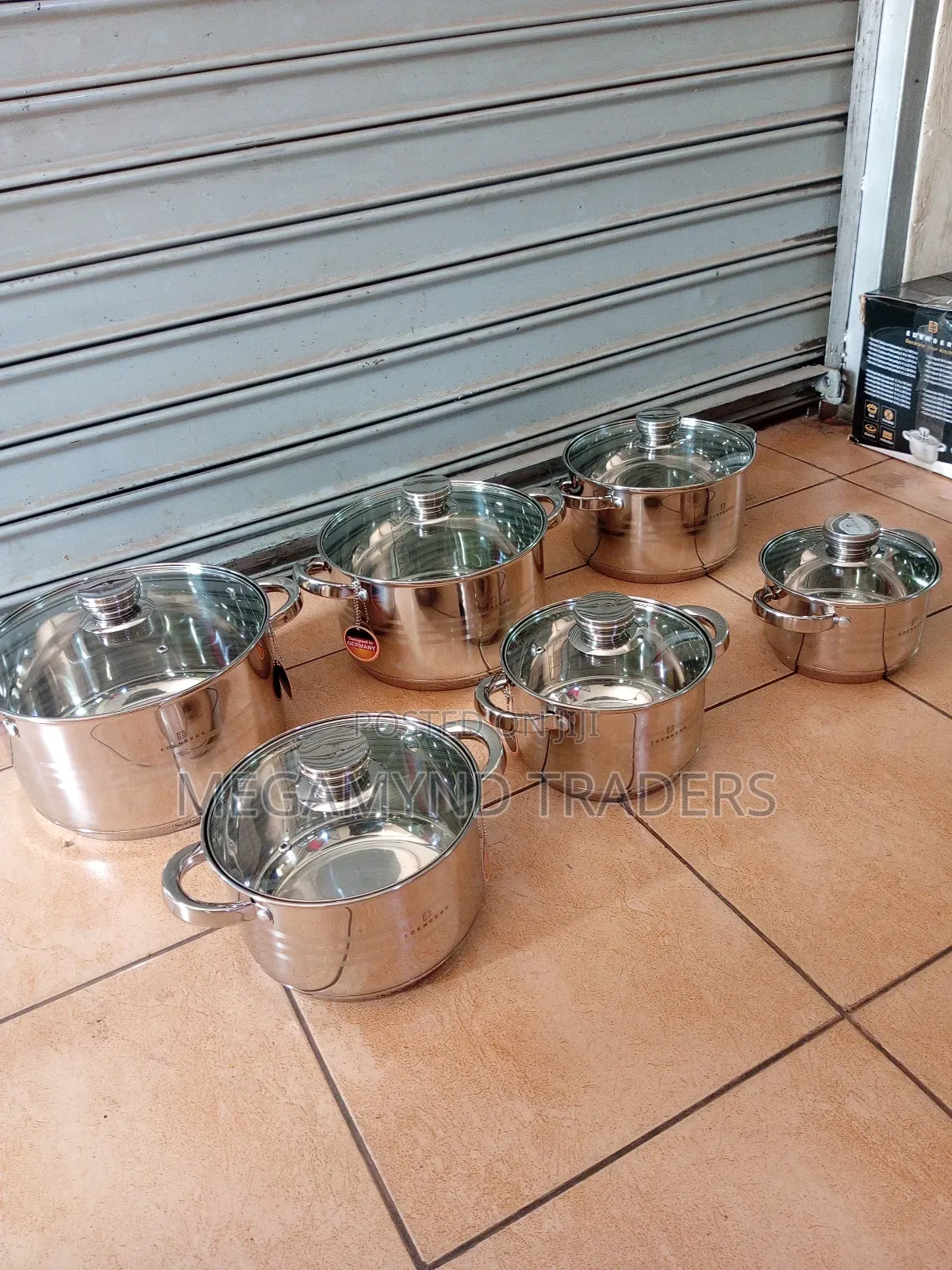 Edenberg Stainless Steel Sufuria/ 12pc Induction Sufuria