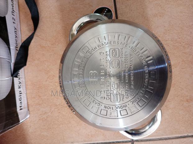Edenberg Stainless Steel Sufuria/ 12pc Induction Sufuria - thumbnail 7
