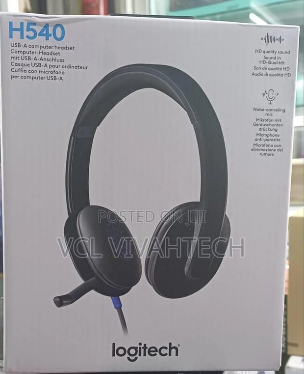 Logitech H540 Usb Headset With Noise-Canceling Mic - - main view