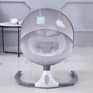 Electric Bluetooth Grey Baby Swing - With a Remote