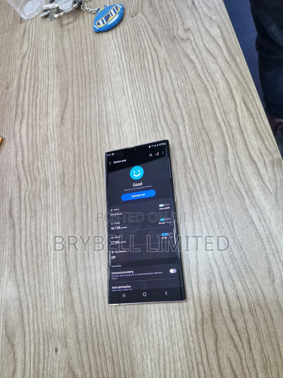 Samsung Galaxy Note 20 Ultra 5G 128 GB Gold
