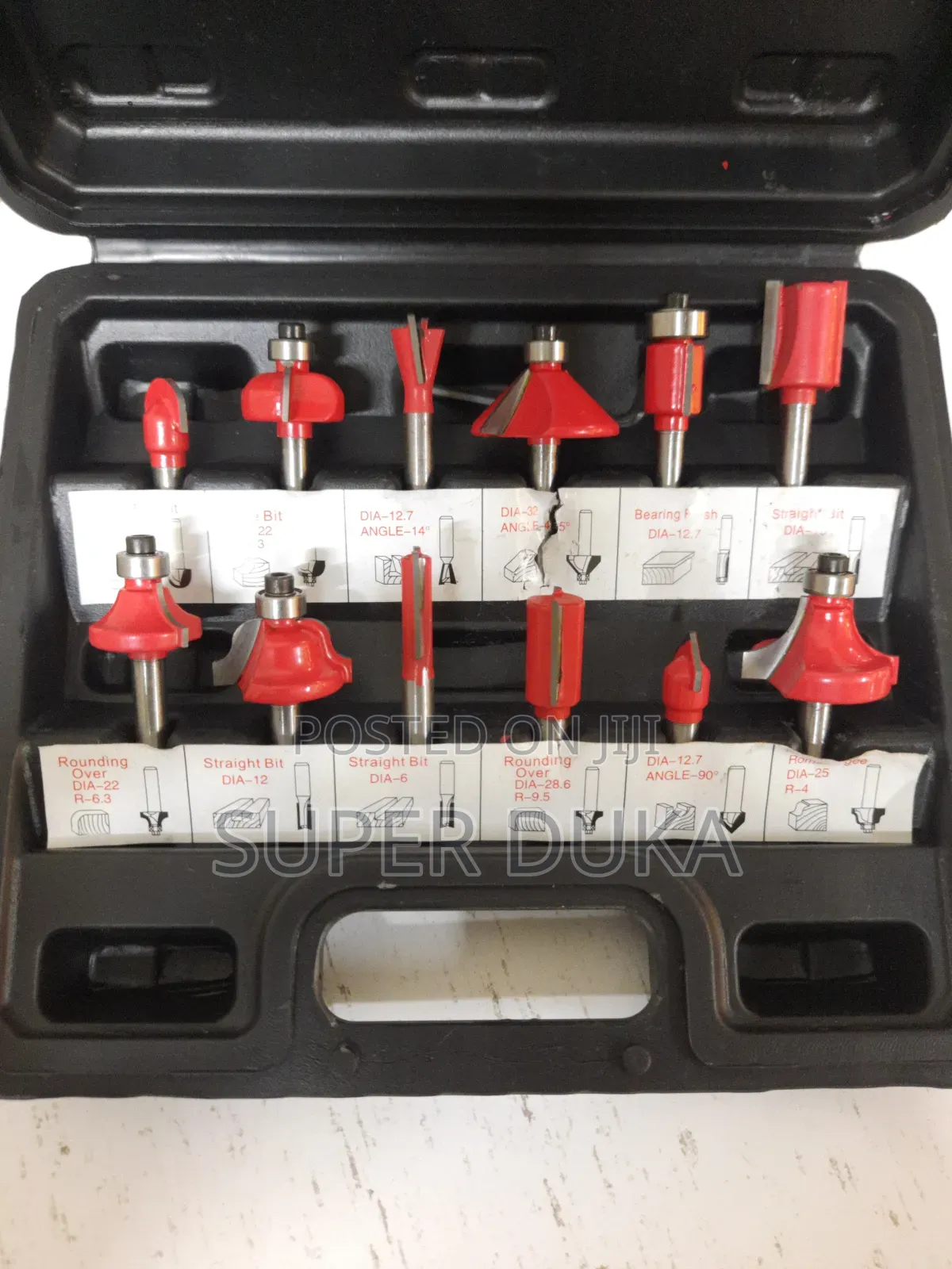 6mm Shank TY 12 PCS Router Bit Set