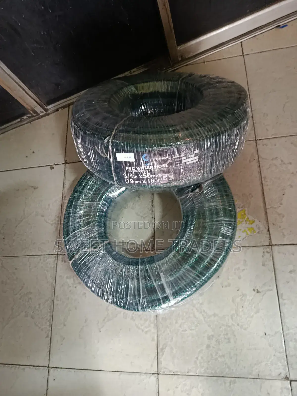 3⁄4*50m Braided Hose Pipe Green