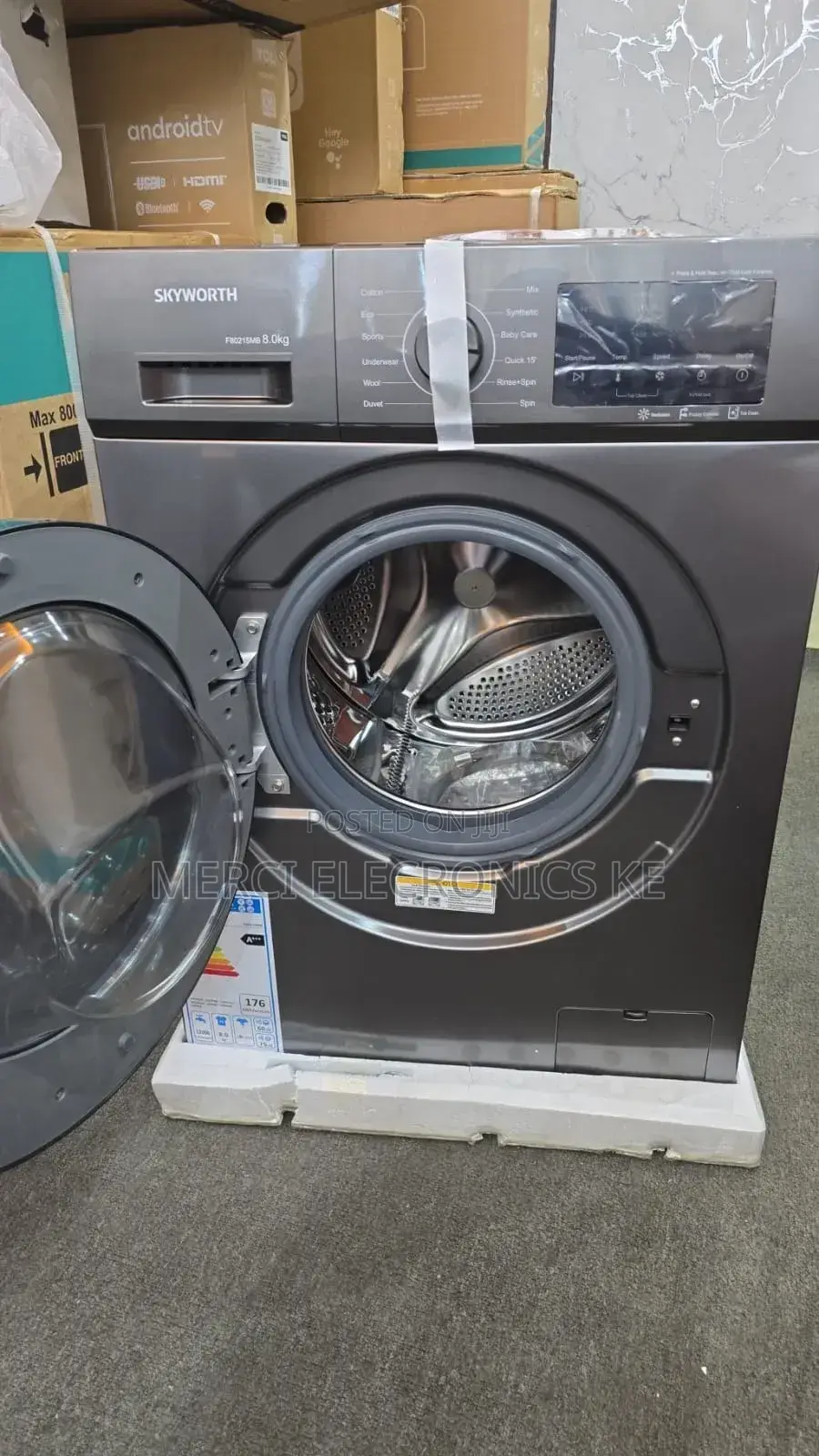 Skyworth 8kg Front Load Fully Automatic Washing Machine