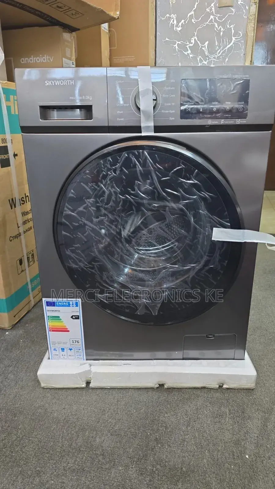 Skyworth 8kg Front Load Fully Automatic Washing Machine