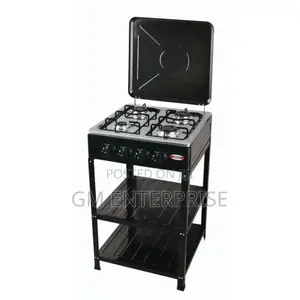 Gas Cooker Floor Standing With Four Banner