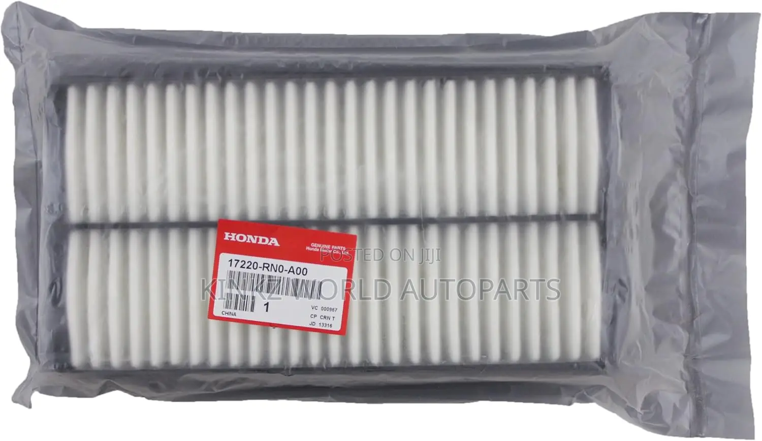 Genuine Honda Vezel Engine Air Filter Element 17220-5r0-008
