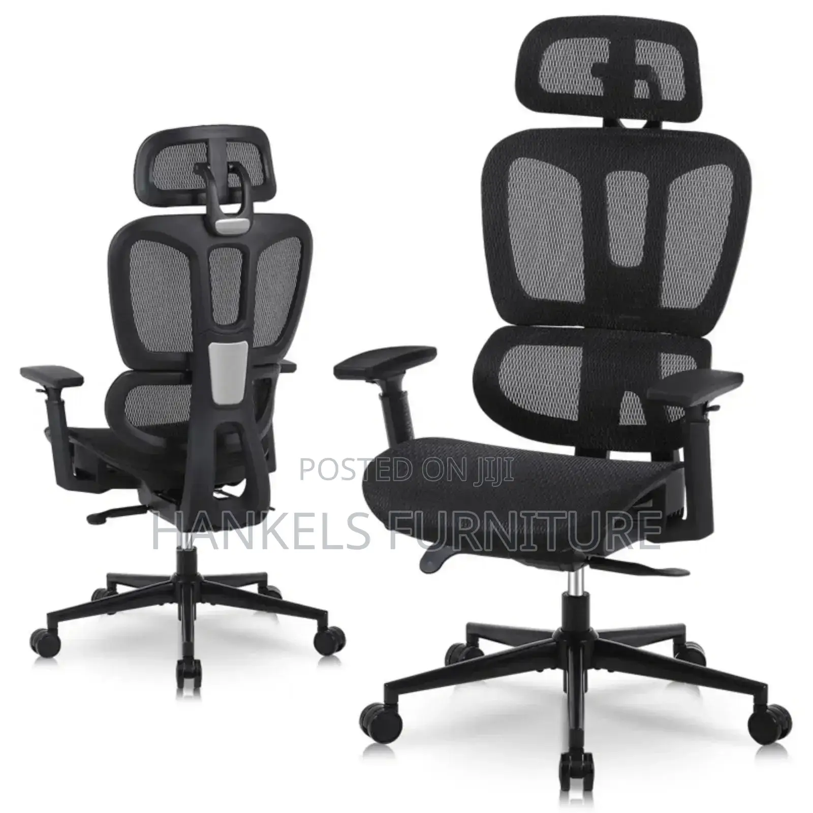 Computer and Desk Chair
