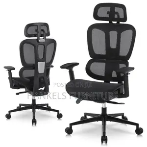 Computer and Desk Chair