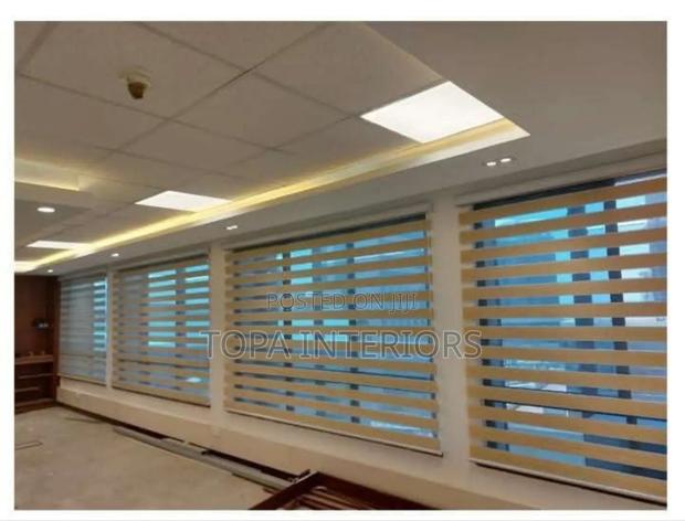 Big Windows Horizontal Office Roller Blinds Supply and Fit