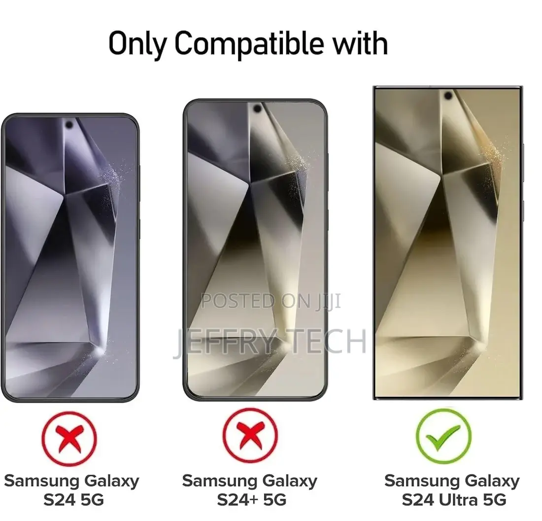 Samsung Galaxy S24 Ultra Glass Screen Protector Fingerprint