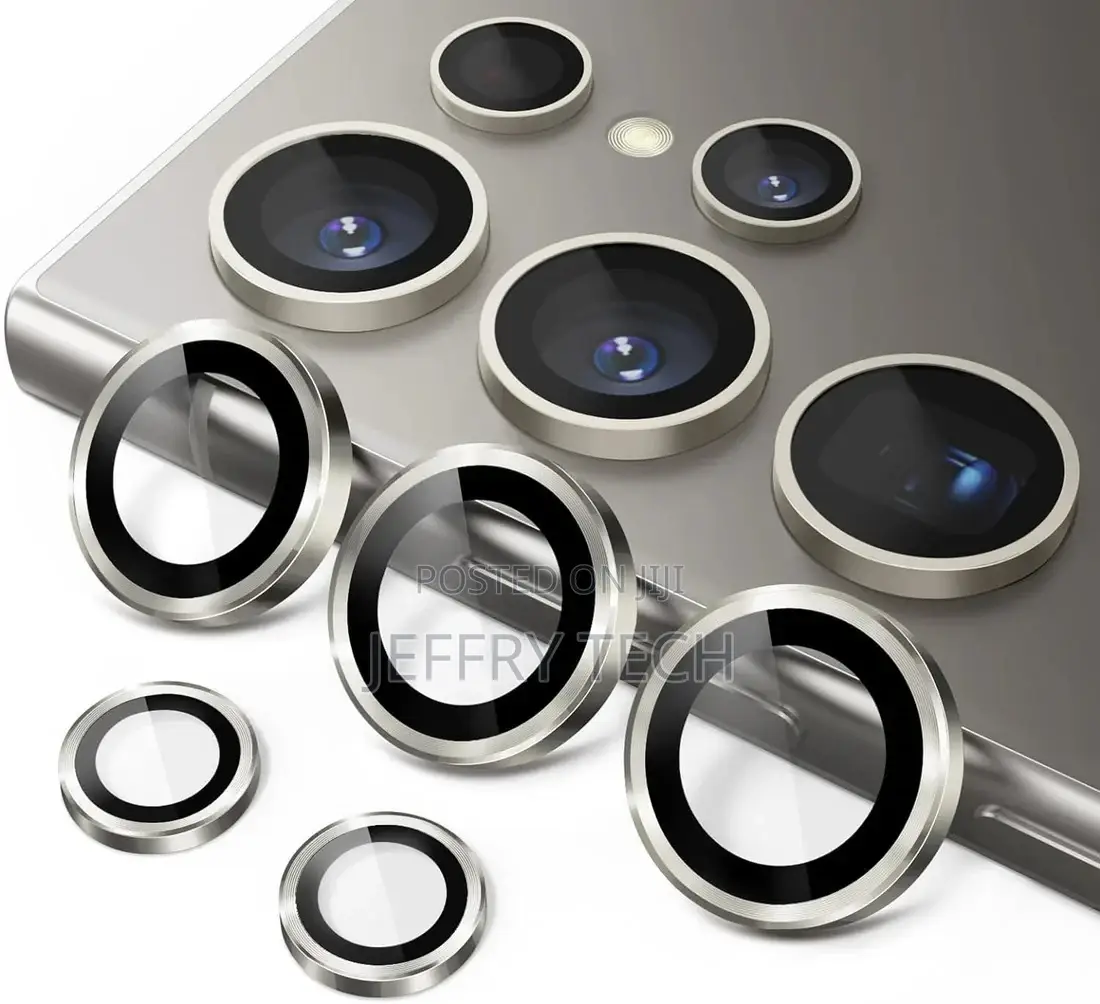 Samsung S24 Ultra Camera Lens Glass Protector Wh Metal Frame