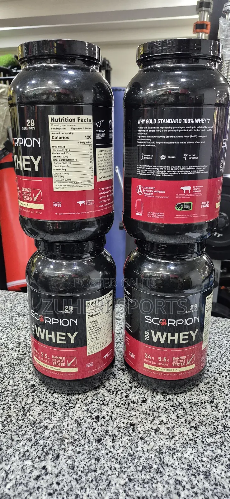 Mass Gainer Gold Standard Whey Protein Supplement