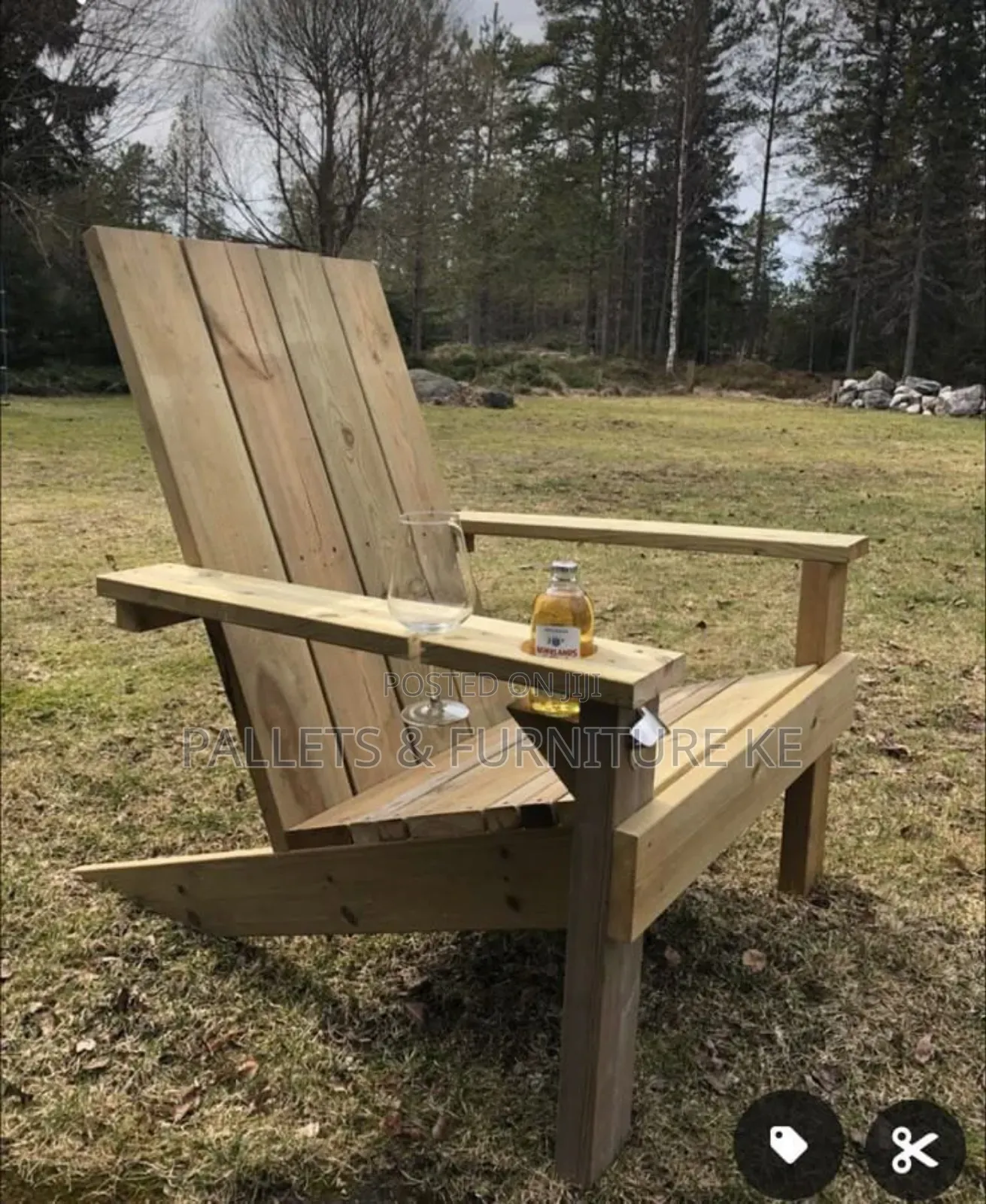 Pallet Throne/Patio Chair