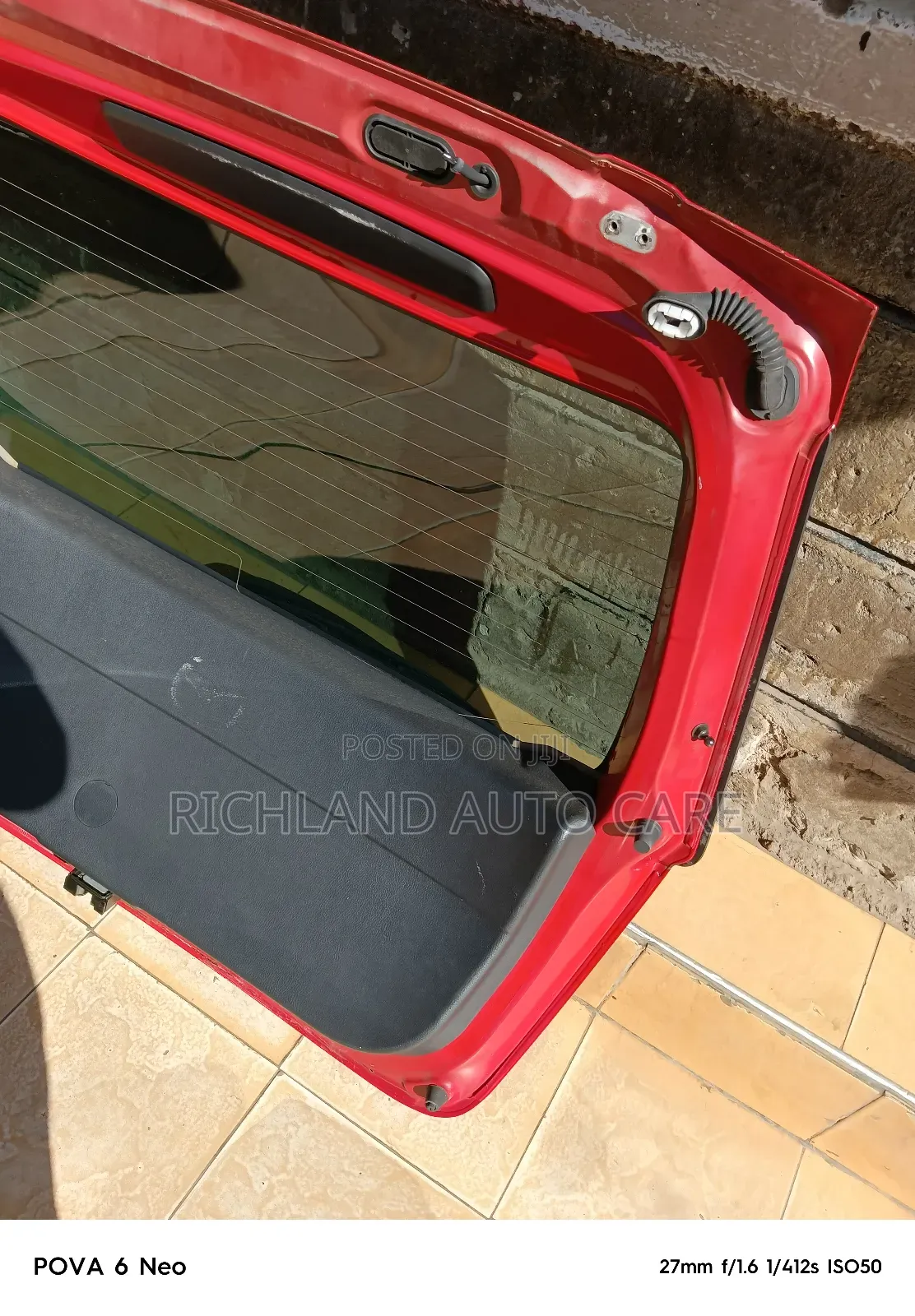 Mazda Verisa Boot