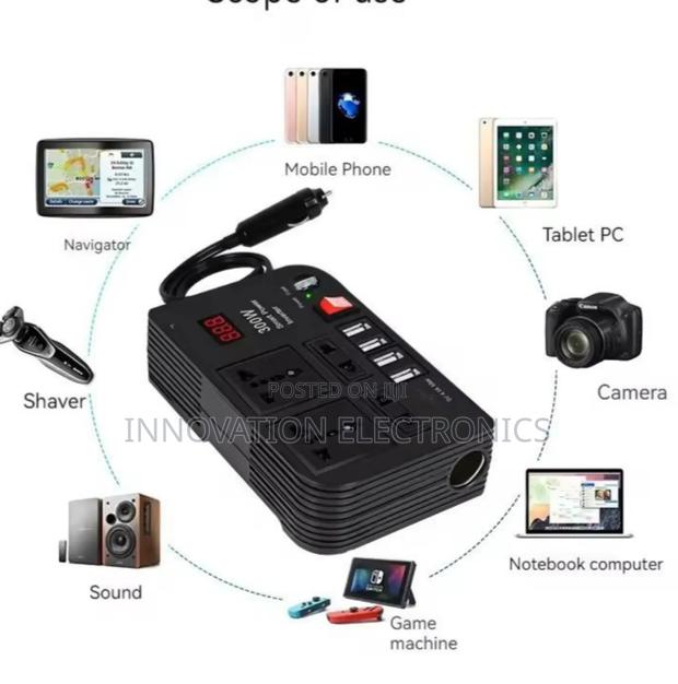 300w Car Inverter 12v 220v Modified Automobiles Car Inversor