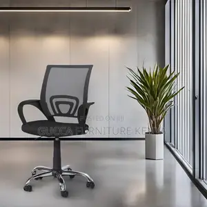 Office Chairs: Simple 360° Swivel Breathable Clerical Chair