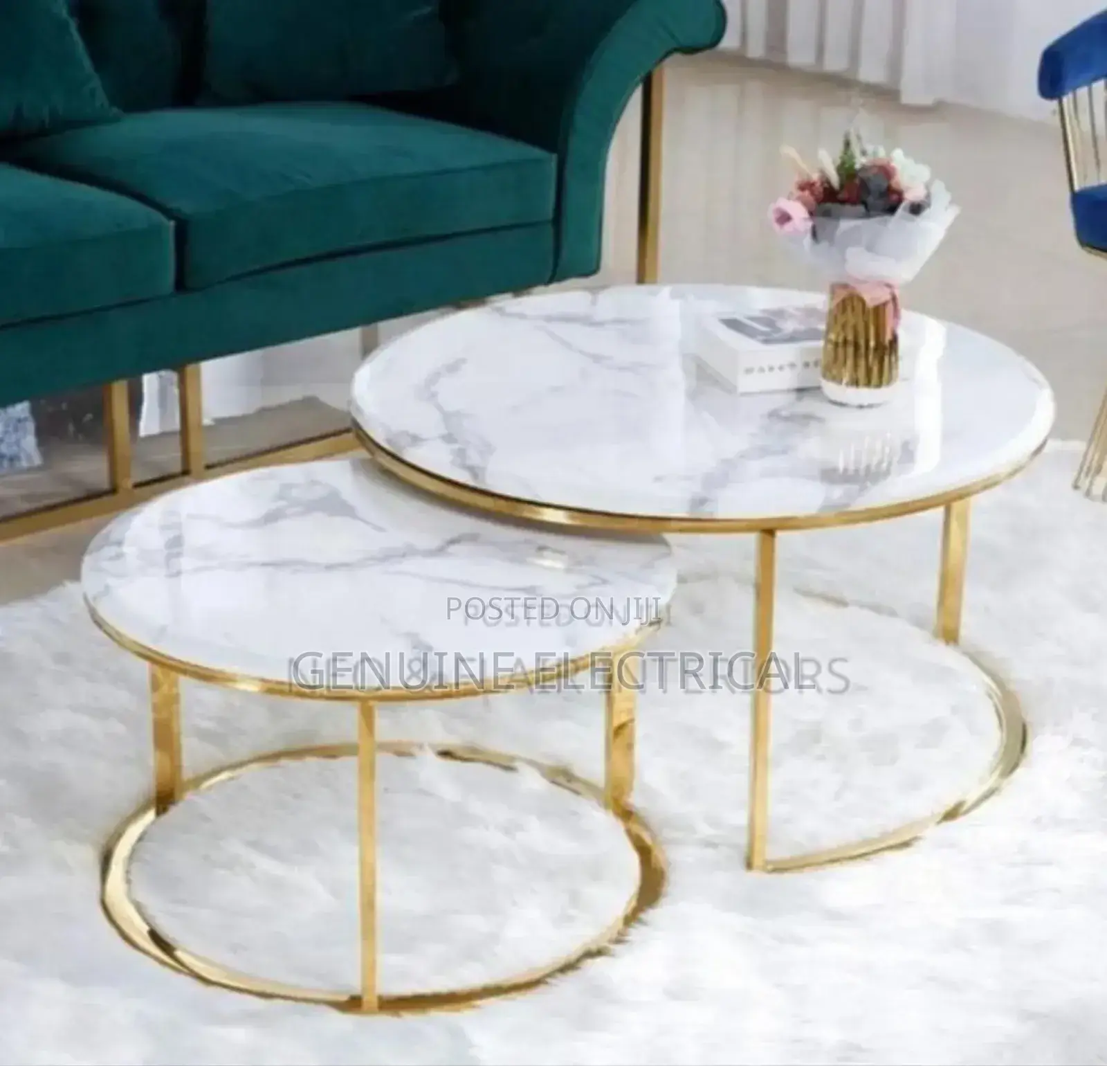 White Nesting Table