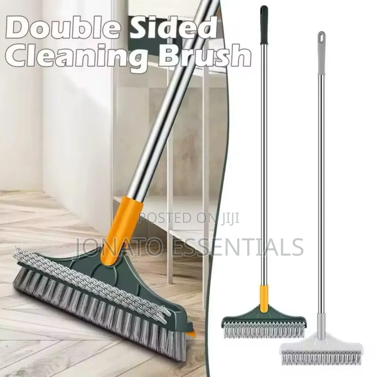V-Shaped Floor Brush Scrubber