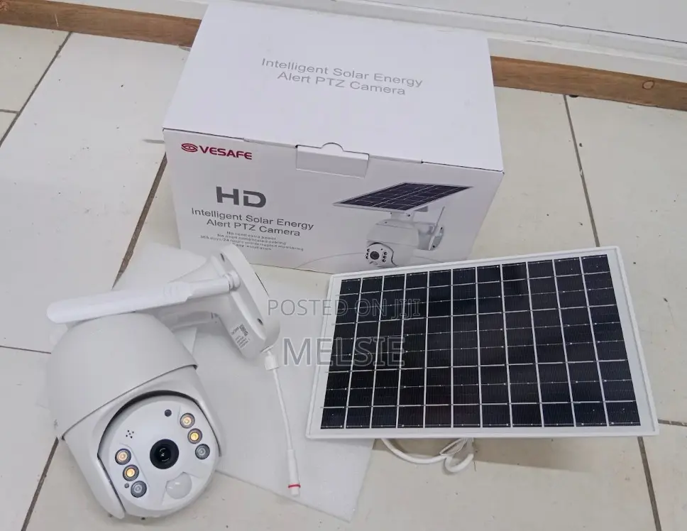 Ubox 360° Smart PTZ Wifi IP Solar CCTV Security Camera