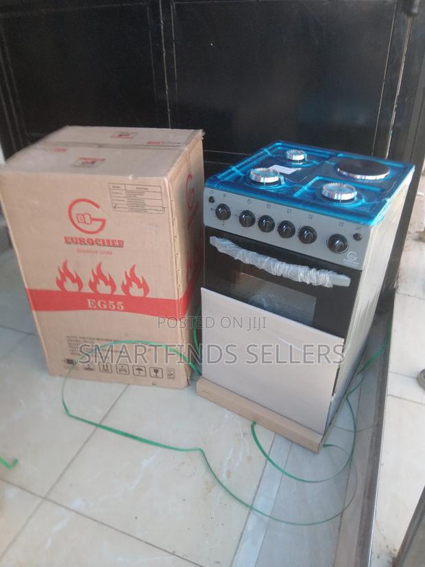 Eurochef 3+1 Electric Cooker: Modern Kitchen Essential