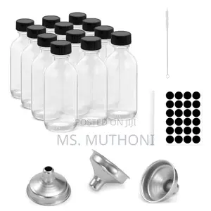 Glass Ginger Shots Bottles Set