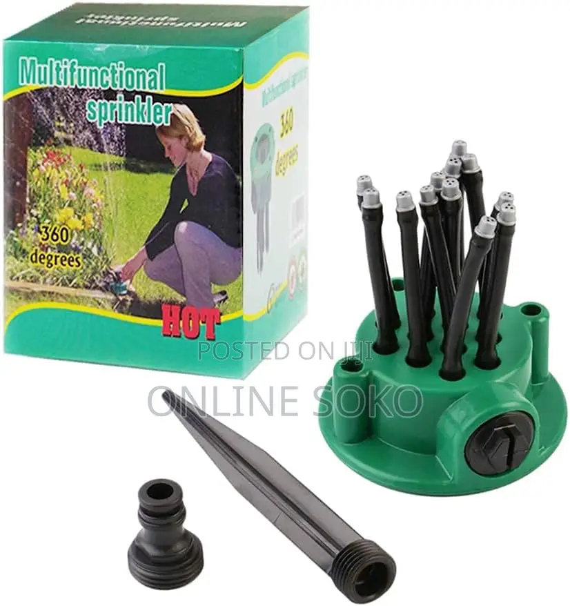 Multifunctional Flexible 360 Degrees Lawn Garden Sprinkler