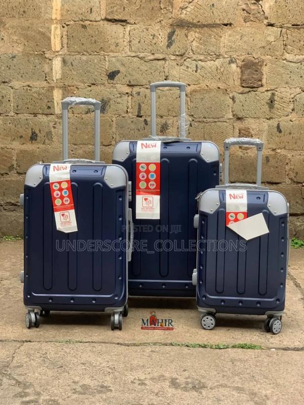 Unisex Three in One Strong Black Travel Bag - main view