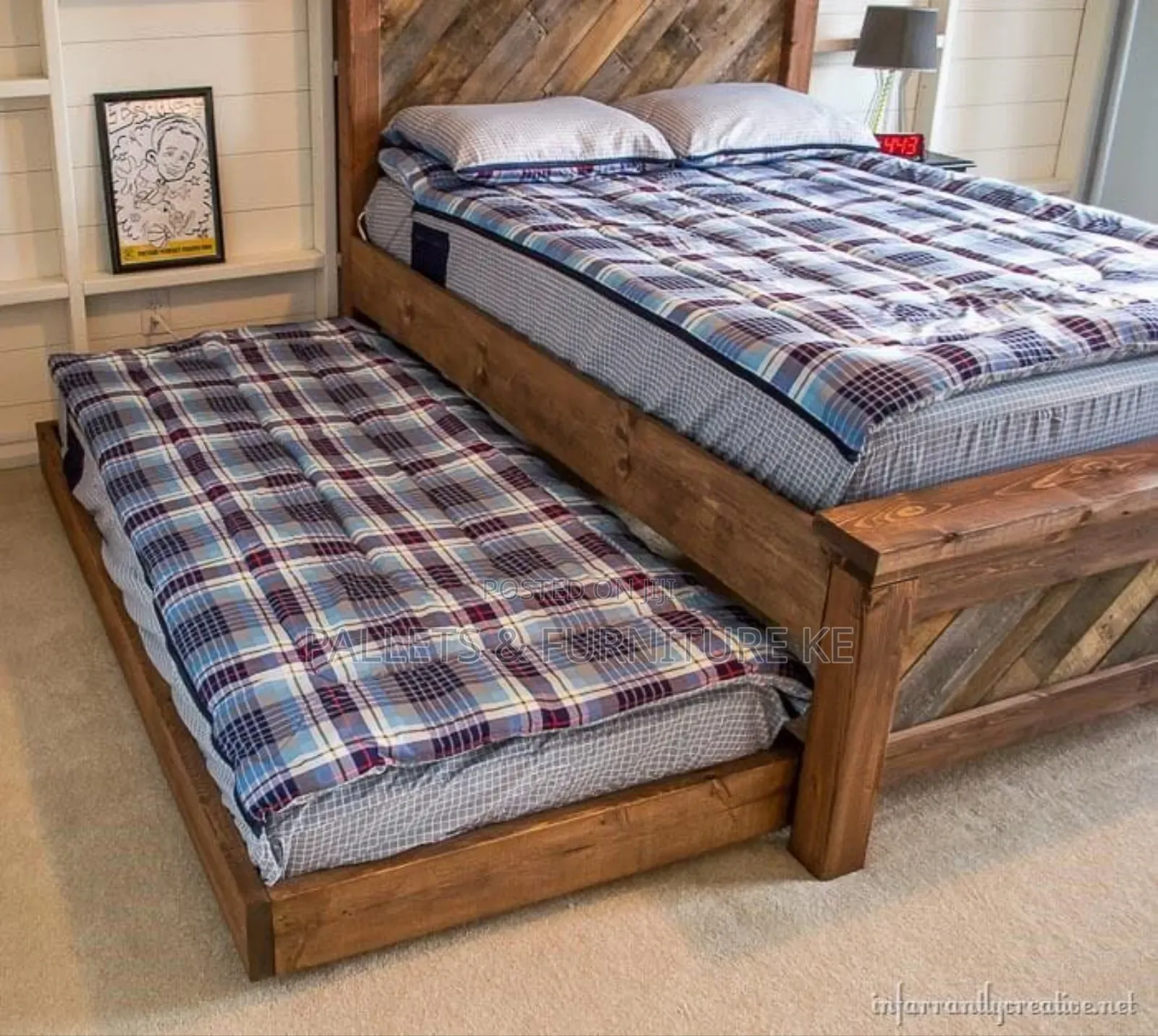The Cozy Timber Trundle