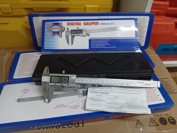 8" Digital Stainless Steel Vernier Caliper - thumbnail 4
