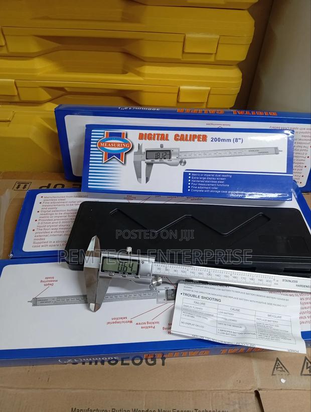 8" Digital Stainless Steel Vernier Caliper - thumbnail 6