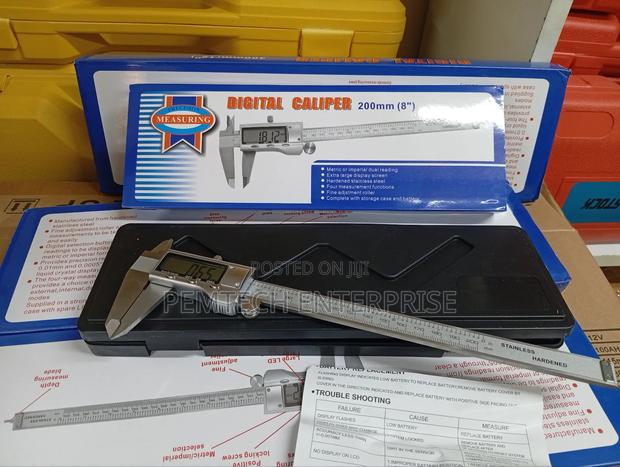 8" Digital Stainless Steel Vernier Caliper - thumbnail 7