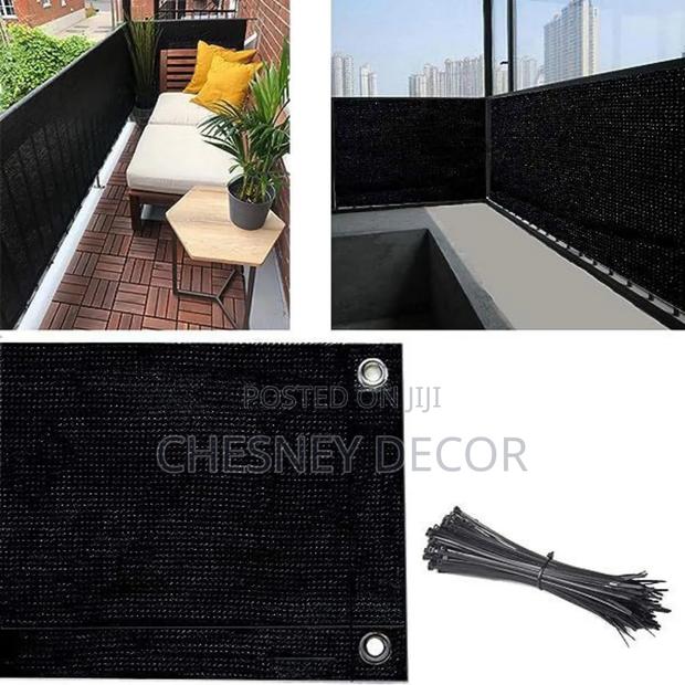 Black Privacyshield With Cableties - main view