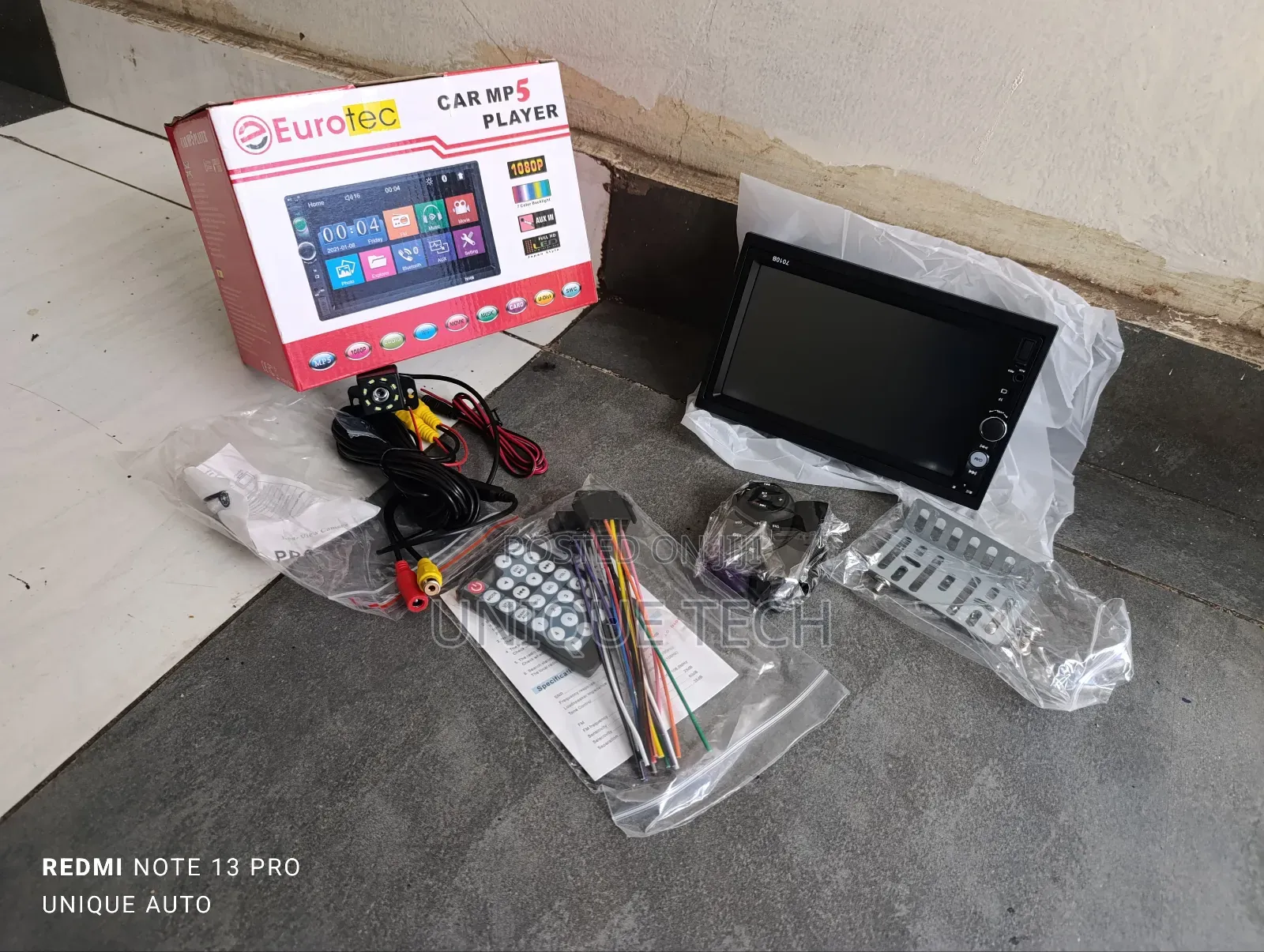 MP5 Car Radio :High-Quality Audio | Bluetooth | Touchscreen