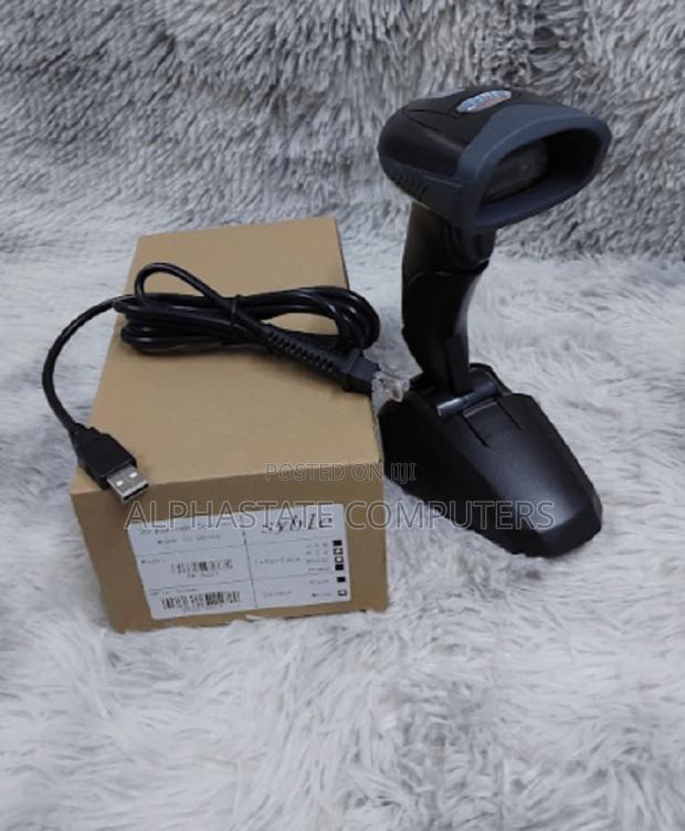 New Wired Handheld 2D Bar Code Scanner Reader Black