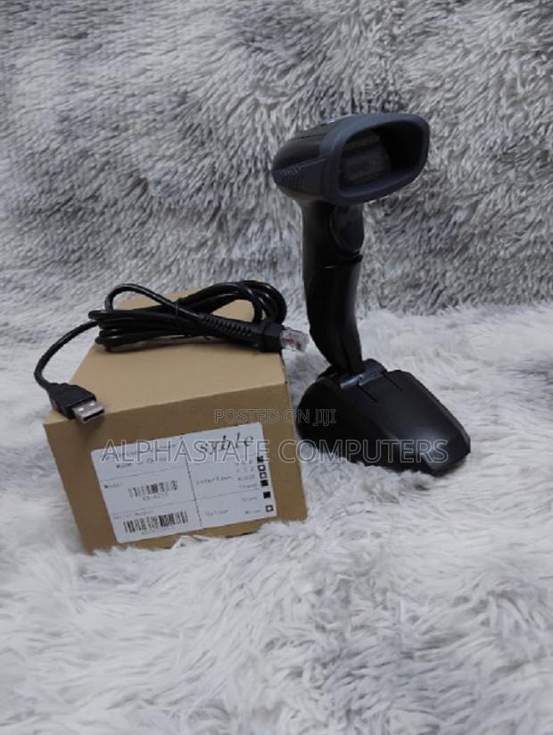 Laser Barcode Scanner, Handheld 2D USB Wired Barcode Reader