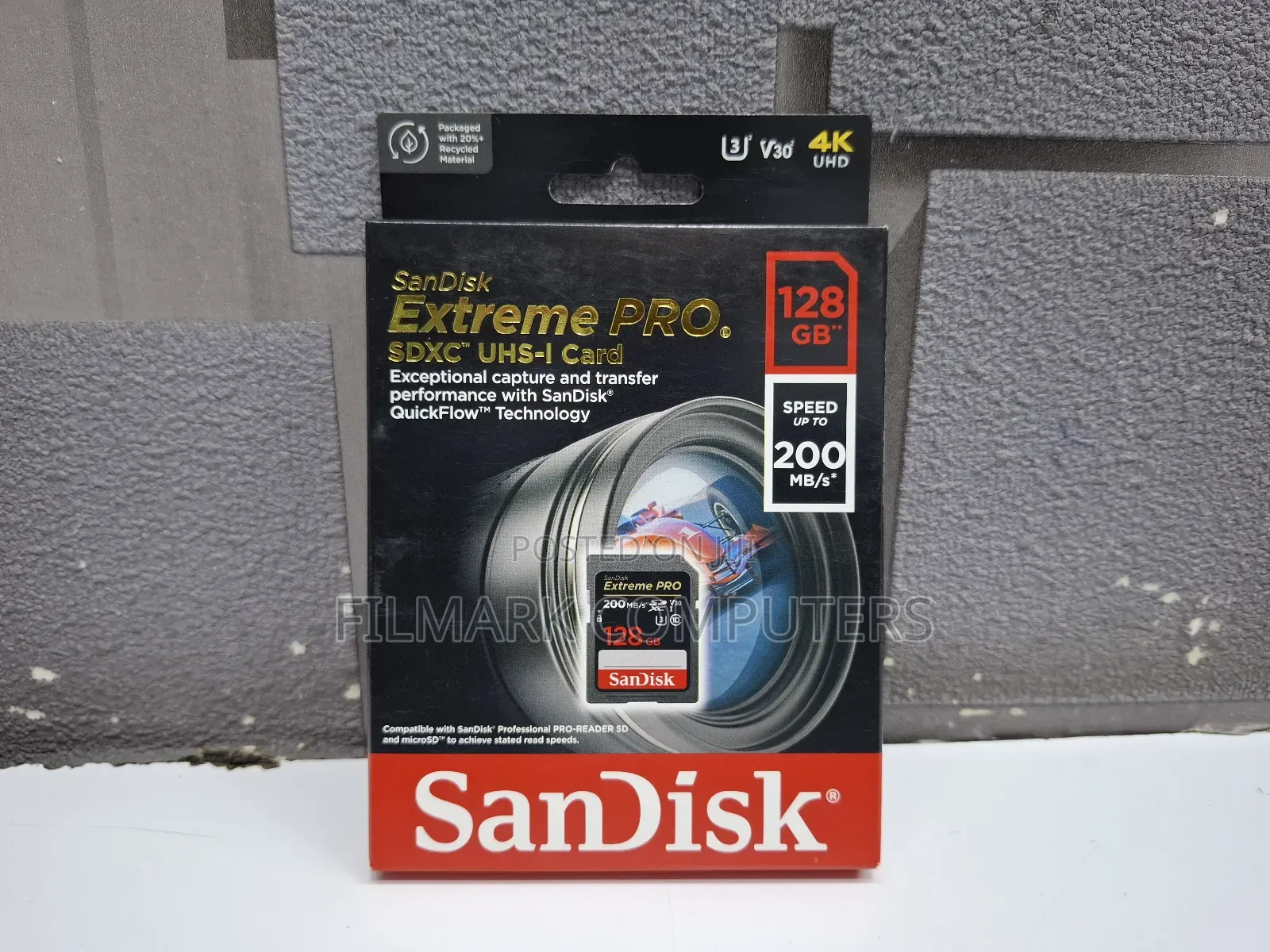 Sandisk Extreme Pro SDXC Uhs-I Card 128gb