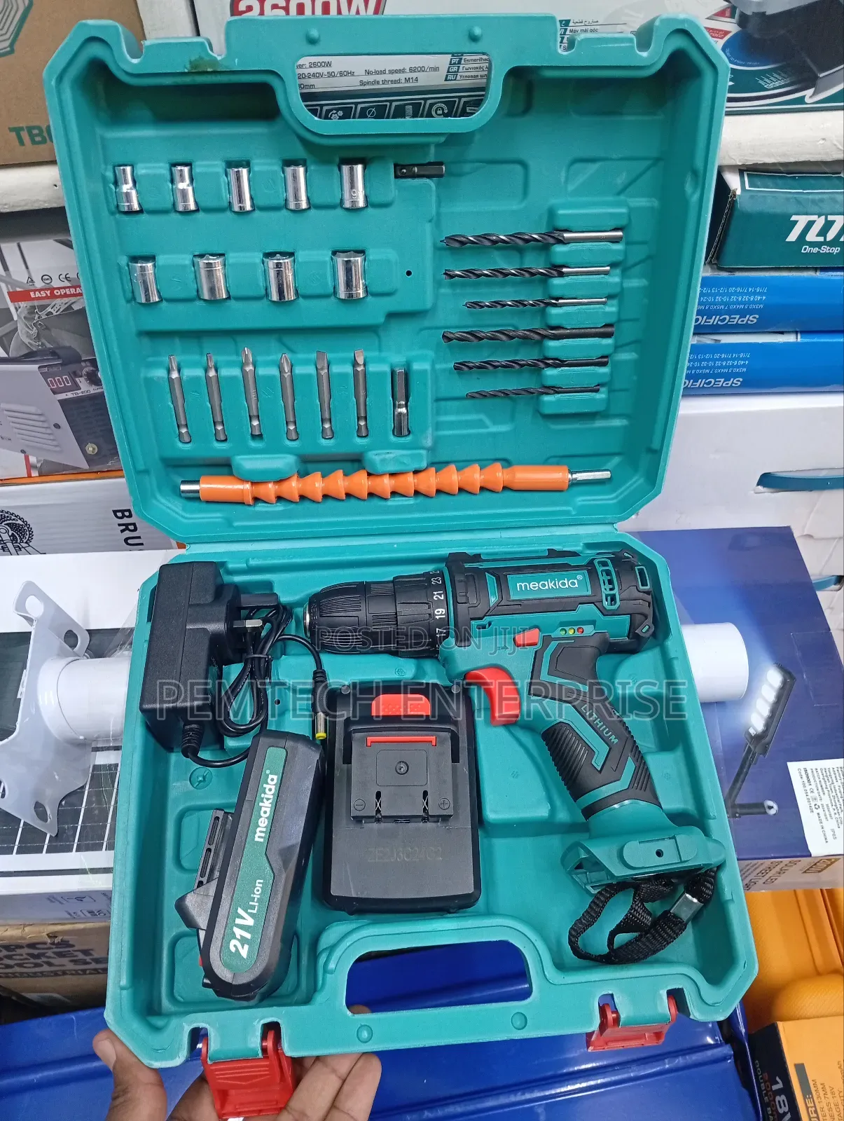 21v Meakida Cordless Drill Set