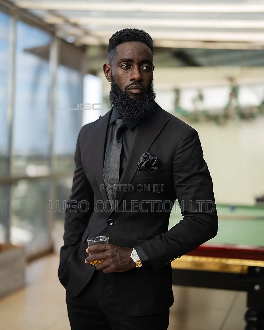 Men Suits Black Slim Fit Suit