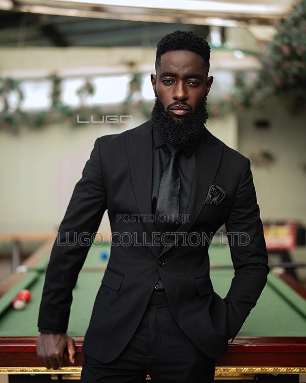 Men Suits Black Slim Fit Suit - thumbnail 2