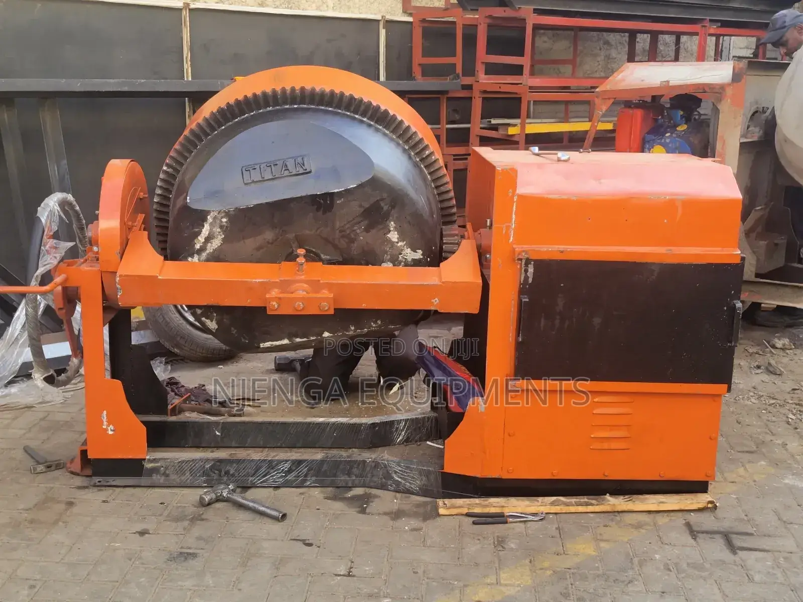 Concrete Mixer Machine With Heavy Duty Diesel Engine