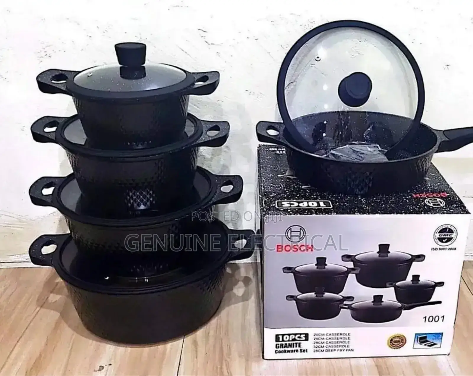 Nonstick Cookware 10pcs Bosch Kitchenware