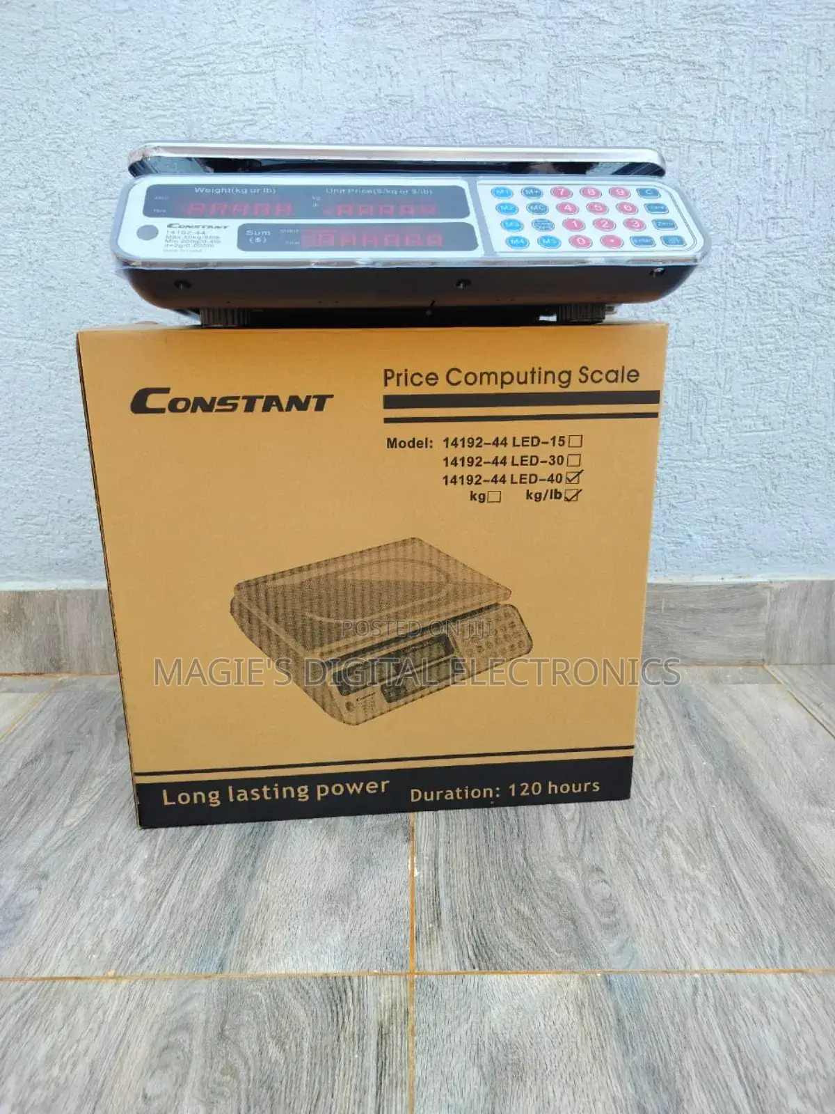 Constant Weighing Scale 40kg (Flat)