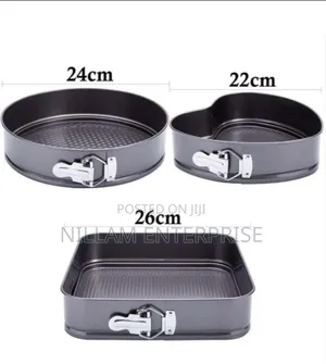 3pcs Cake Moulds/Baking Tins