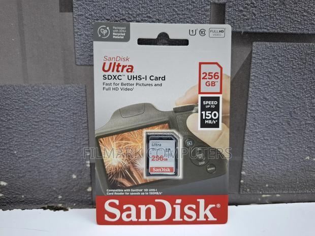 Sandisk Ultra SDXC 256GB UHS-I Card 150mb/S Class 10