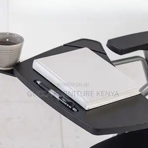 Office Chairs:Office Modern Folding Chair With Desk Attached